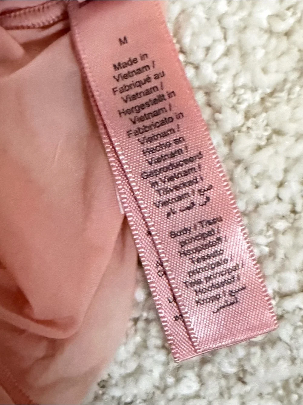 SKIMS Sheer Long Sleeve Tunic in Soft Peach - Picture 4 of 5
